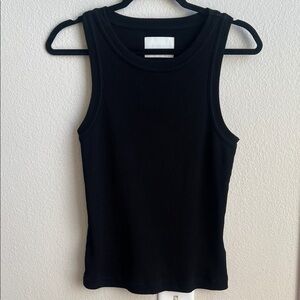 Citizens Of Humanity Black Ribbed Tank Top